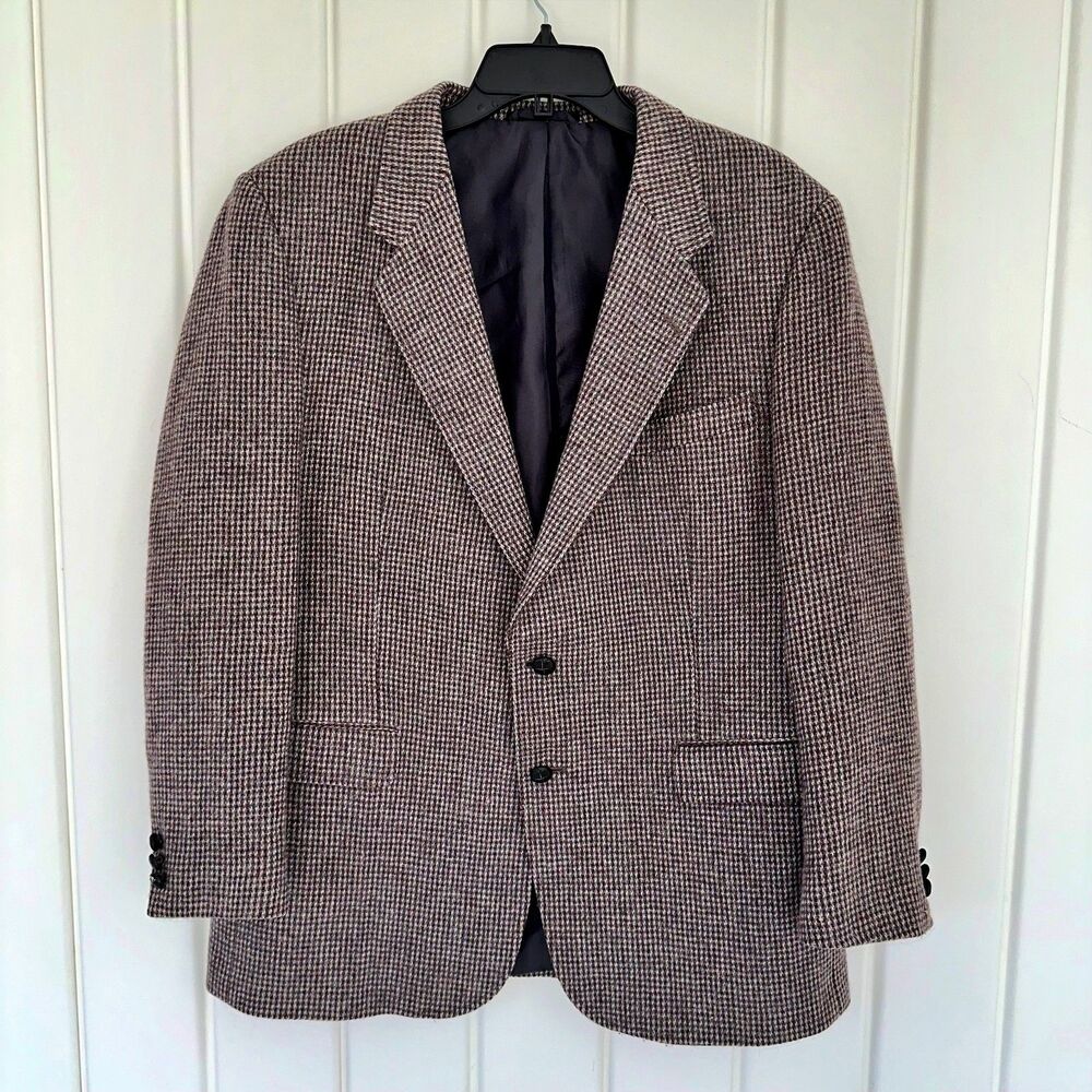 Vintage Jean Paul Germain !00% Wool Sport Coat Two Button Size 44R